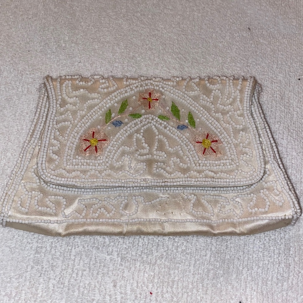 Vintage beaded clutch